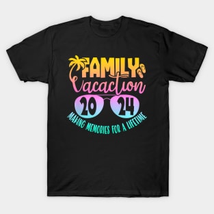 Matching Family Trip Cruise Vacation 2024 Making Memories T-Shirt